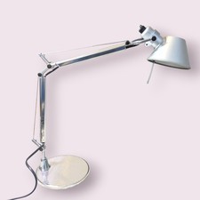 Genuine Artemide Tolomeo Mini Desk Lamp Silver Aluminium Design Classic Italy
