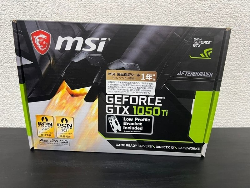 MSI GeForce GTX 1050 Ti 4GB LP Model GDDR5 Graphics Card Low Profile Used