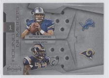 2009 Playoff Contenders Round Numbers Jason Smith Matthew Stafford #1 0a1