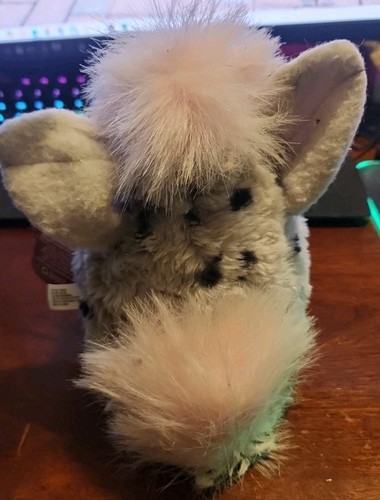 Original 1998 Furby 70-800 Tiger Leopard Gray Pink - With Original Box UNTESTED - Picture 9 of 12