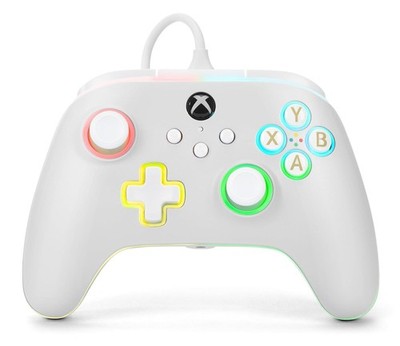 Power A Advantage Lumectra WIRED Controller for Xbox Series X|S - White 