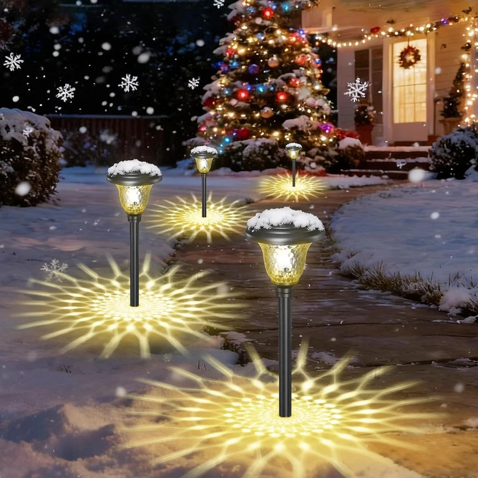 LED Solar Path Lights - Bright White - 8 Pack Configuration - Image 3 of 4