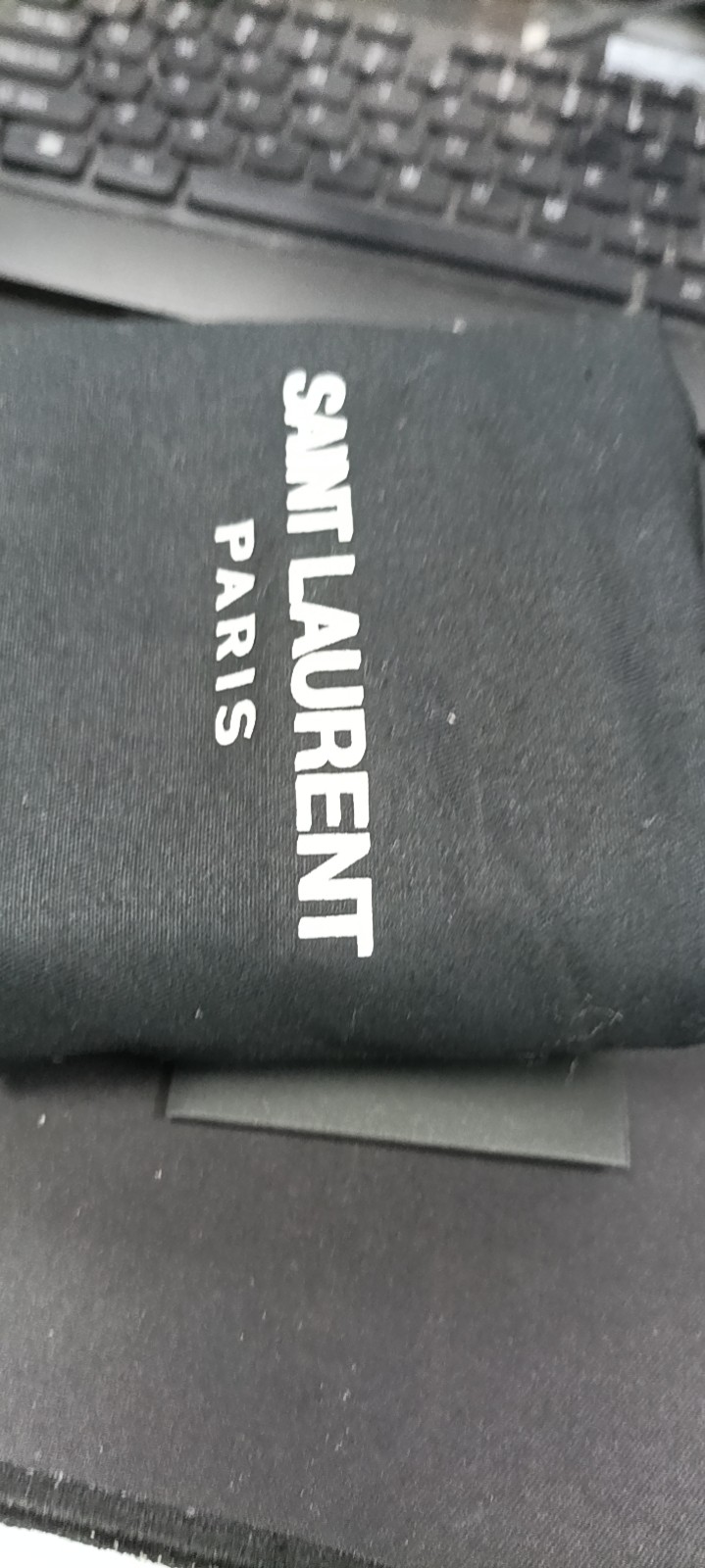 SAINT LAURENT Y Hardware Clutch Bag Black Calfskin P206537875 thumbnail 9