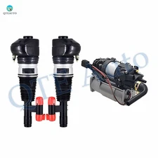 3PC Air Compressor-Front Air Airmatic Spring Strut For 2016-2021 BMW 750I Xdrive