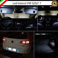 KIT LED INTERNI COMPLETO VOLKSWAGEN GOLF 7 + LUCI TARGA LED CANBUS 6000K BIANCO