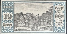 50 Pfennig Berlin 1921 serial note * District 19 * emergency money 15.12.a3.30