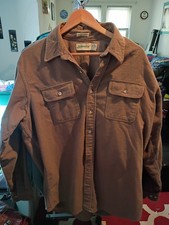 St John's Bay Chamois Cloth Made In USA Button Up Shirt Size XL Tall