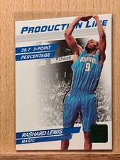 Rashard Lewis #95 2010-11 Donruss Die Cut Production Line Green Magic L0123A