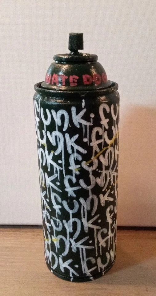 ARTE ORIGINAL DE GRAFFITI EN LATA DE SPRAY "NATE DOGG. Foto 2 de 4