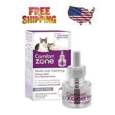 30-Day Cat Calming Diffuser Refill - Drug-Free Solution for Cat Behavior Issues
