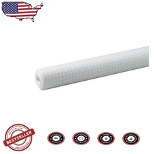 Large 34" x 200' Graph Paper Roll, 1/2" Grid, White Sulphite, Recyclable, Value