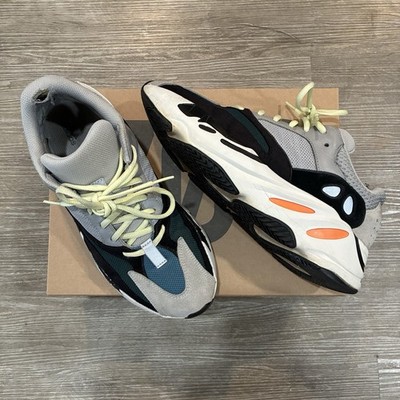 adidas Yeezy Boost 700 Wave Runner B75571 Gray Black Orange Mens 9.5 (2017)