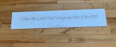 Bev Doolittle When the Wind had Wings Limited Edition Print * NEW* Horse Print