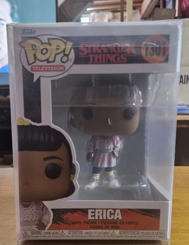 FUNKO POP! TELEVISION Stranger Things 4 #1301 ERICA SINCLAIR vaulted + protector