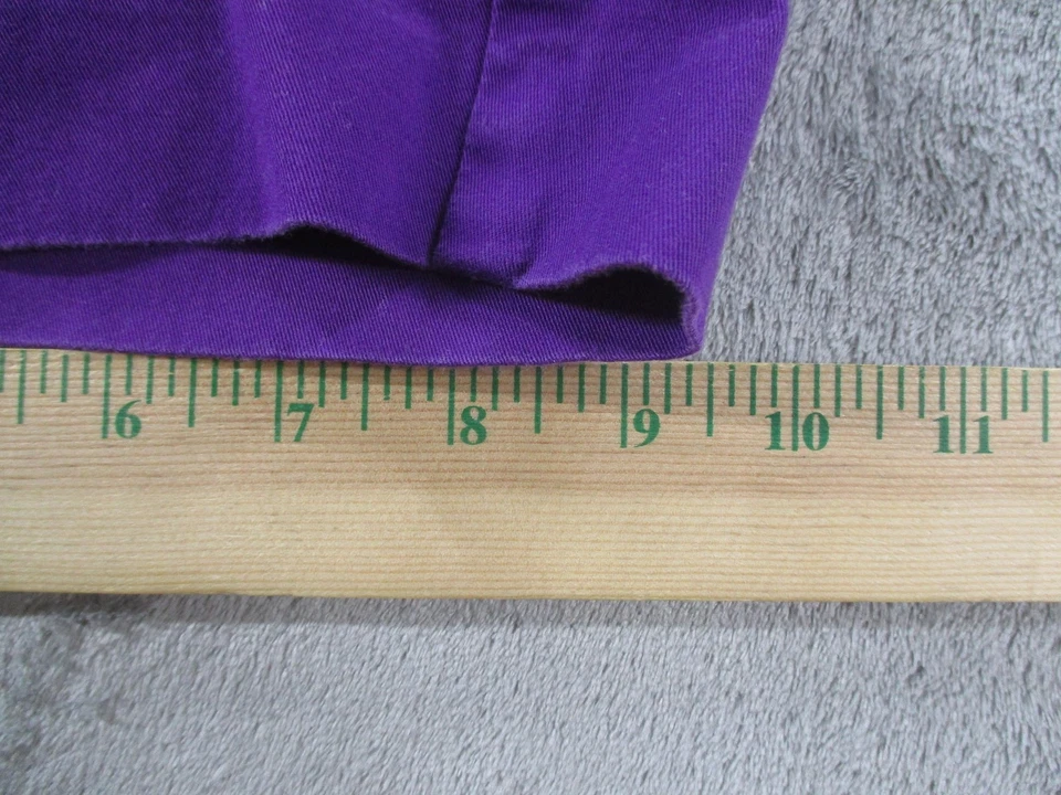 Lauren Ralph Lauren 活动短裤女式 12 紫色百慕大斜纹布弹力休闲 — 第 2/4 张图片