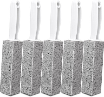 5 Pack Pumice Stone Toilet Cleaner w/ Handle Hard Water Ring Remover