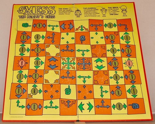 SMESS The Ninny's Chess 1970 Parker Brothers Board Game *100% Complete* - Picture 3 of 6