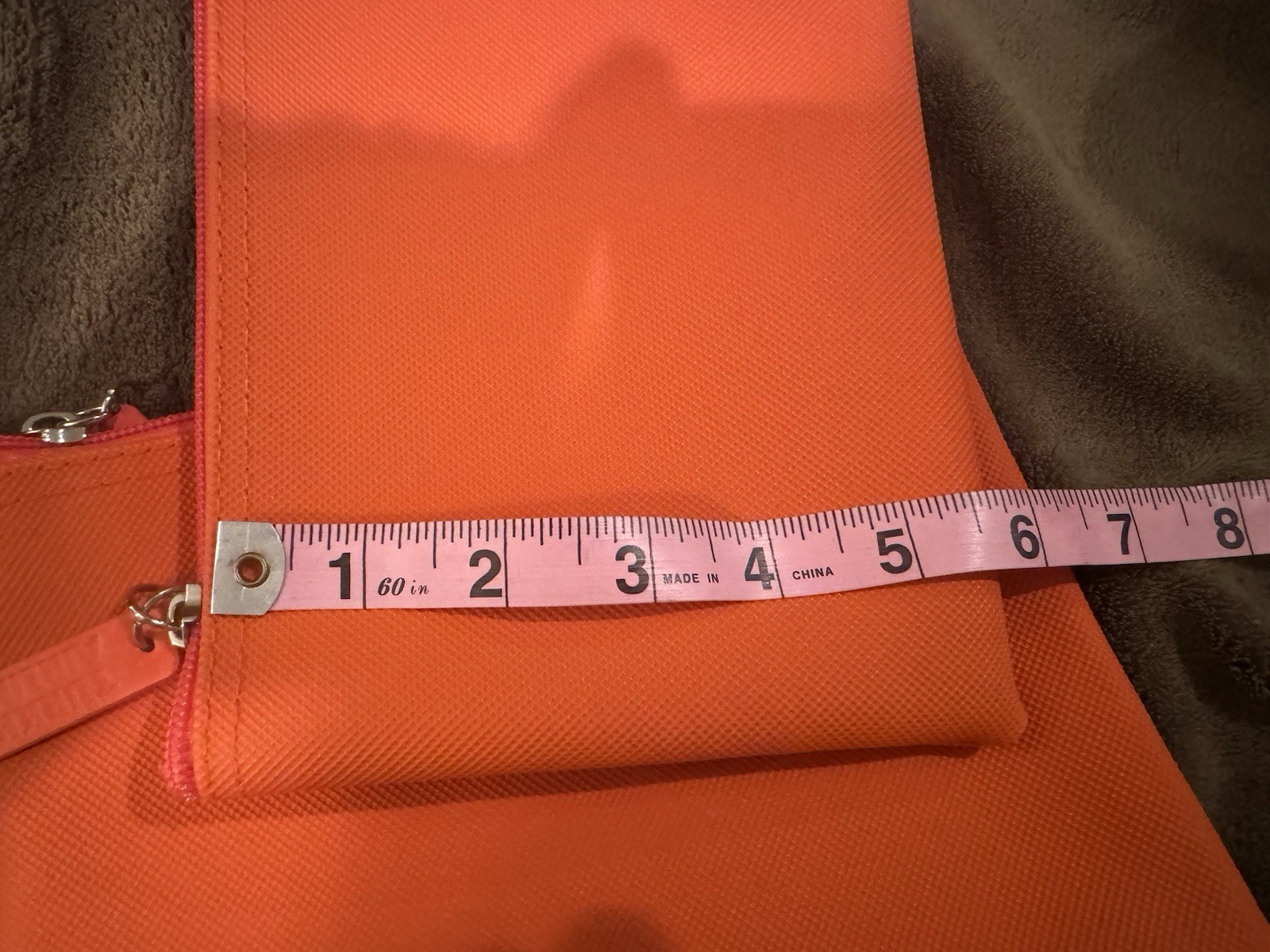 2! Turkish Airlines Lacoste Orange Amenities Kit Travel  Pouch Bag Empty thumbnail 7