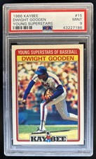 1986 Topps Kay-Bee Young Superstars of Baseball Dwight Gooden #15 Mets PSA 9