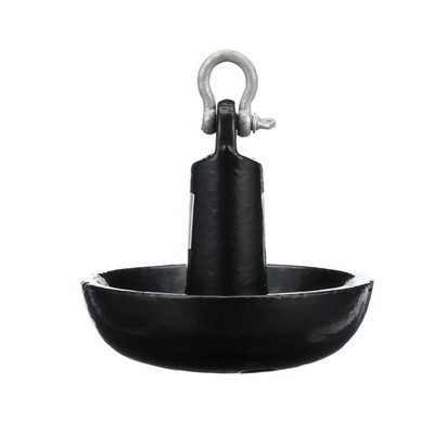 Seachoice Mushroom Anchor Vinyl Coated Cast Iron Black 20 Lbs. Boats Up To 24