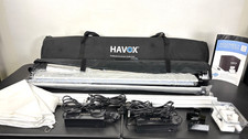 Havox Professional Photo Studio Box Portable 16"/24" w 3 Lights Tested SEE INFO