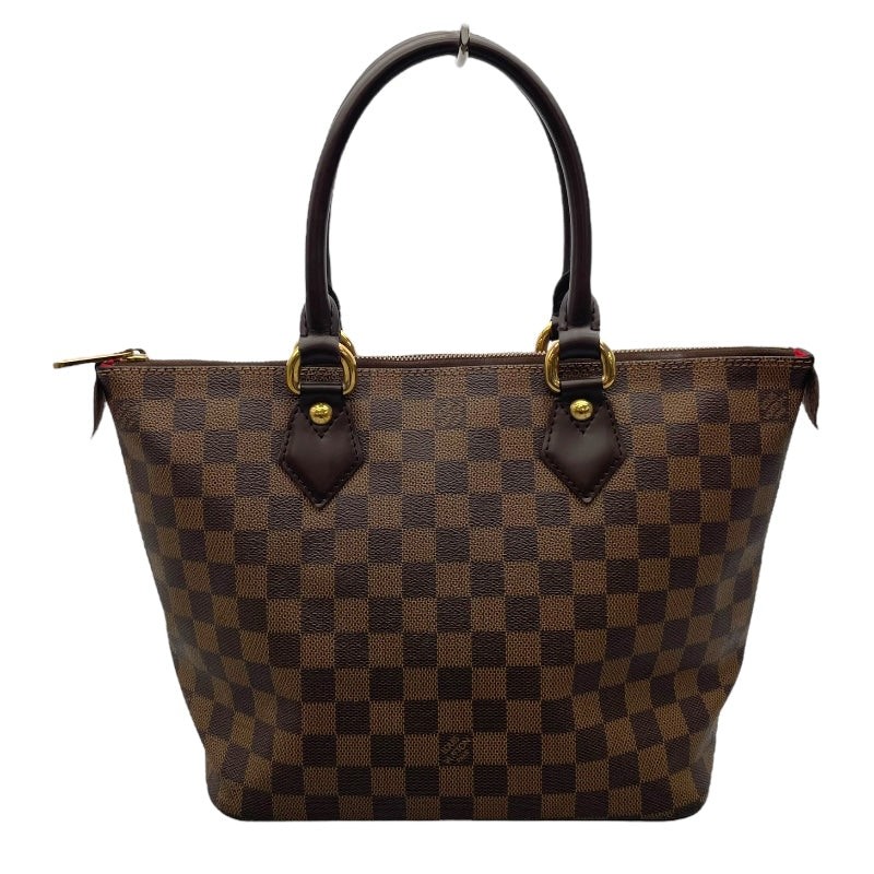 LOUIS VUITTON Saleya PM N51183 Brown Damier Canvas Tote Bag 3049