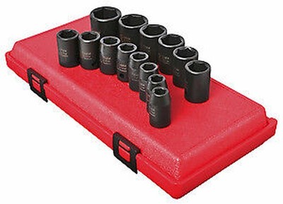 Sunex Tool 2652 14PC 1/2DR MM Std Skt Set 10-27MM