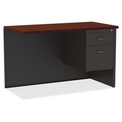 Lorell LLR79154 Mahogany Laminate Modular Desk 48''x24''