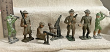 Manoil Barclay   Lead Soldiers Vintage 40  s 7 Various Poses