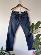 Taylor Stitch Slim Selvedge Dungarees White Oak Cone Denim Jean Hand Made In USA