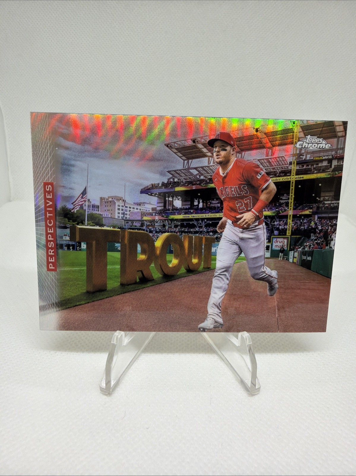 Mike Trout 2026 Topps Chrome MLB Baseball Perspectives #P-5 Angels