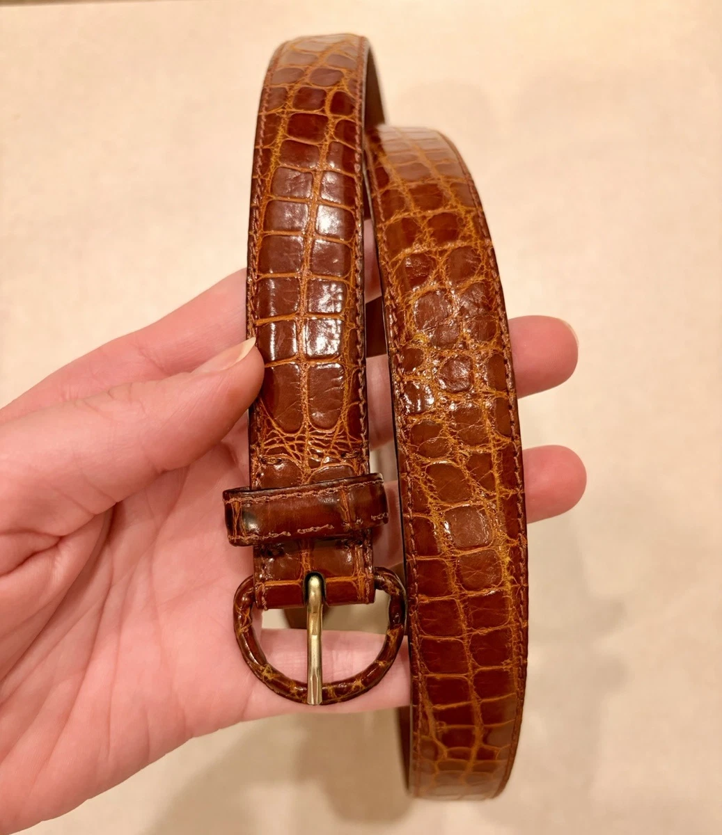 Ralph Lauren レディース クロコダイル調ベルト Ralph Lauren Women's Crocodile/Alligator Belts for sale | eBay