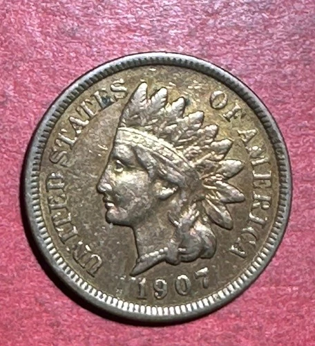 1907 US Indian Head Cent! XF Details! SHARP! Old US Coin!