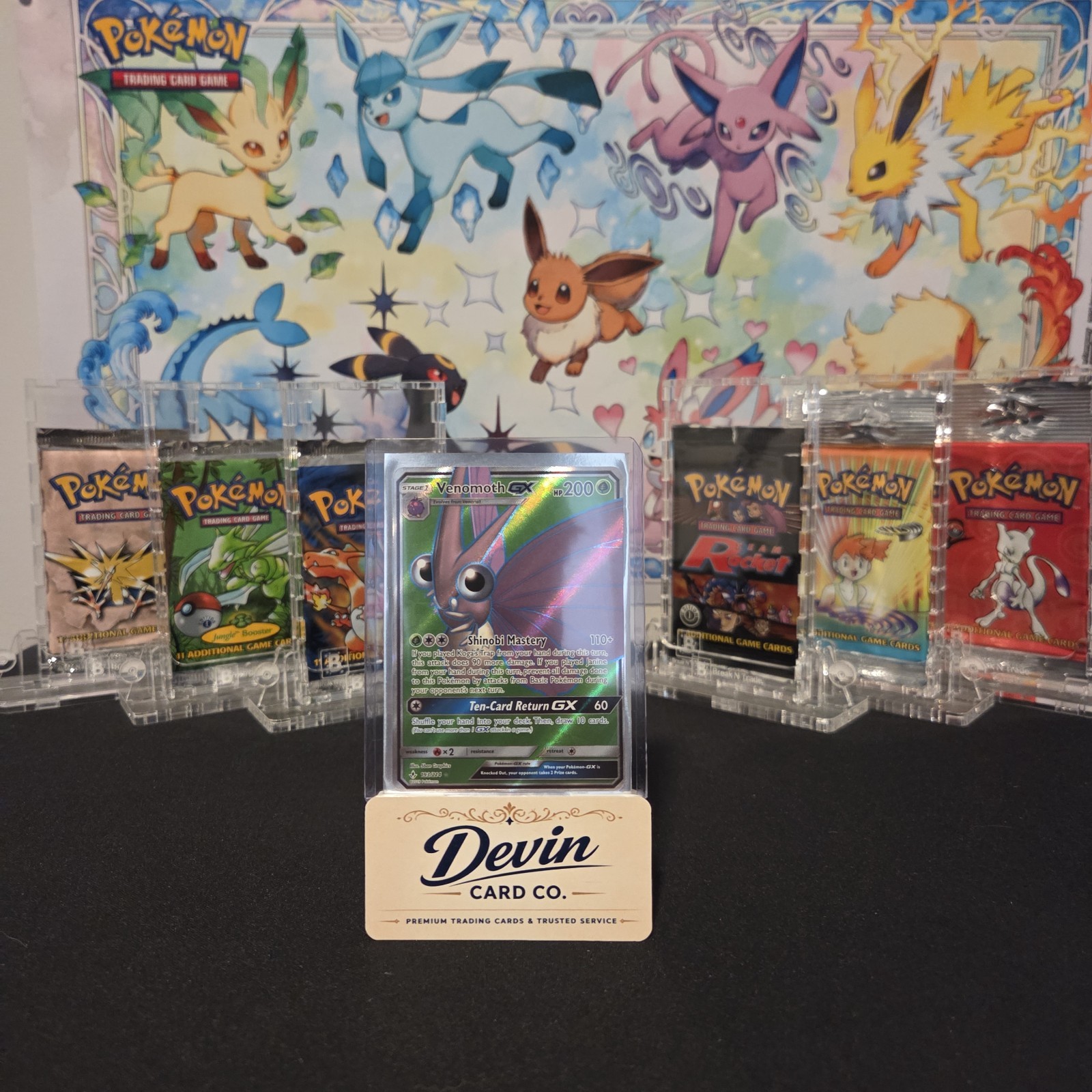 Venomoth GX (Full Art) 193/214 Sm-Unbroken Bonds DCC-126
