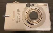 Canon PowerShot S500 Digital ELPH Camera - Silver - For Parts/Repair 