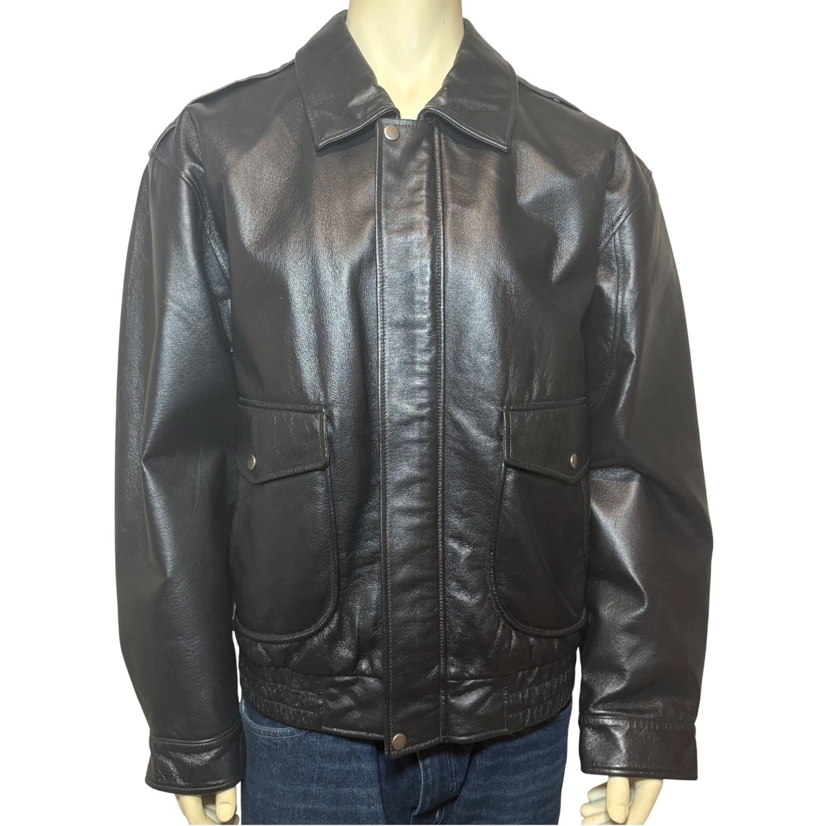 St. John's Bay Leather Outer Shell Coats, Jackets & Vests for Men