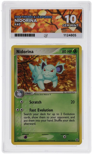Nidorina graded ACE 10 for sale on eBay