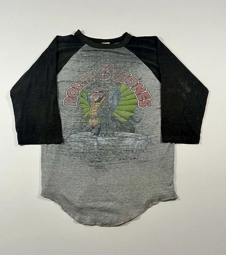 Rolling Stones San Diego Tour Raglan T-Shirt Dr 1980s vintage concert t-shirt, vintage, single stitch, B+ condition