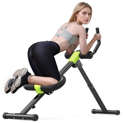Ab Workout Equipment, Machine for Home Gym Fitness, Trainer Black