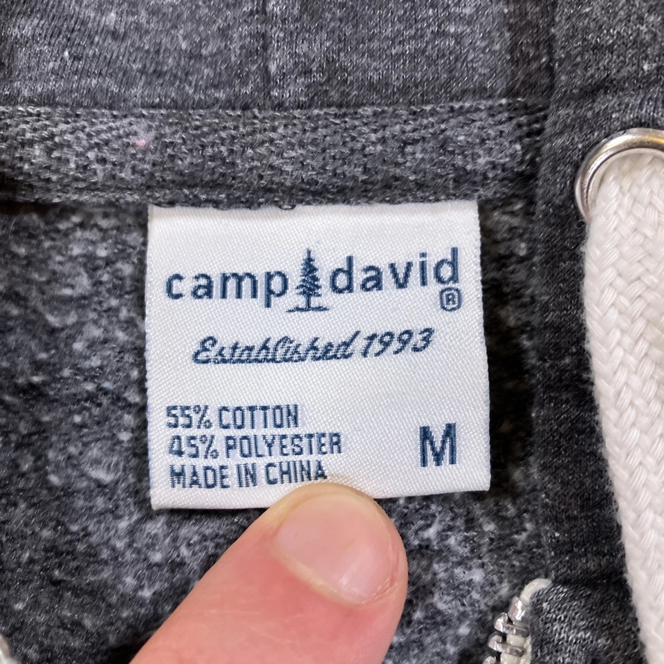 The Stray Dog Hoodie Womens Medium Gray Buffalo Michigan Full Zip Sweatshirt - Image 4 of 4