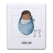 'Sleeping Baby in Blue' Sliding Puzzle (PZ00035656)