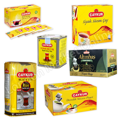Türkischer Tee Caykur Reis Cay Truthahn schwarz Tee Graf grau lose Teekanne Beutel Beutel