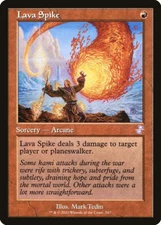 MTG Lava Spike Retro Frame  - Time Spiral Remastered #347