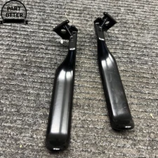 Metal Inside Door Handles Pair LH RH For 87-96 Ford F150 F250 F350 Truck Black