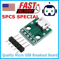 Micro USB Breakout Signals Board 5P - Pack of 5