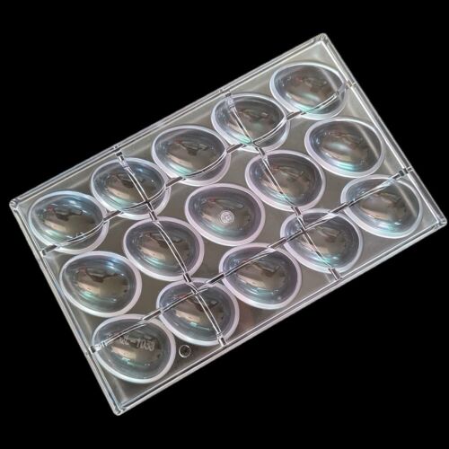 15 Cavity Easter eggs Polycarbonate Chocolate Mold 26g Candy Plastic Mould - Picture 3 of 7