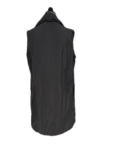 Bryn Walker Lagenlook Gray Memory Crunch Shawl Collar Wrap Vest Boho Size XS - Picture 5 of 9