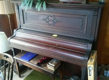 008 Vintage Charles M Stieff Upright Piano Baltimore 18829