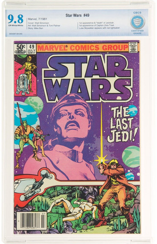 Star Wars #49 NEWSSTAND CBCS 9.8 1981 OW White DARTH VADER Obi-Wan Kenobi Nt CGC