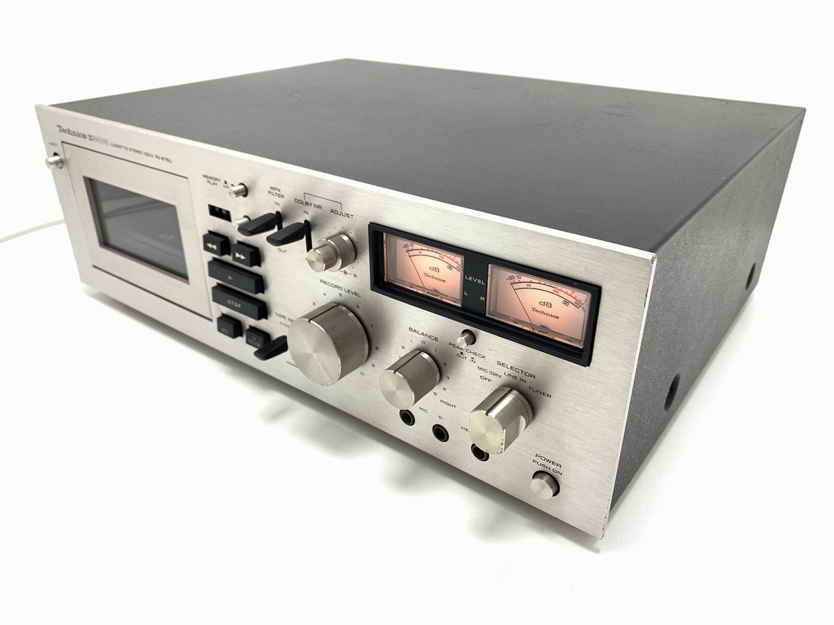 テクニクス　カセットテープデッキ　RS-676U TECHNICS RS-676U Stereo Cassette Tape Deck 2 Head Vintage